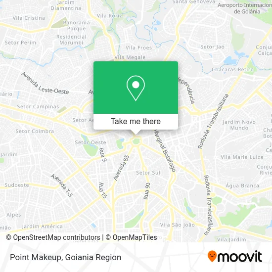 Point Makeup map
