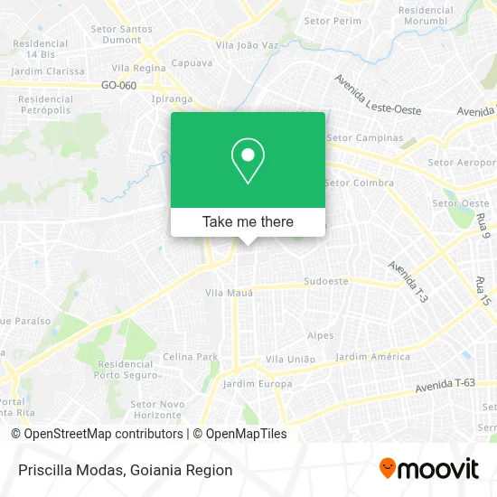 Priscilla Modas map