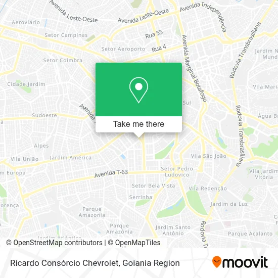 Ricardo Consórcio Chevrolet map