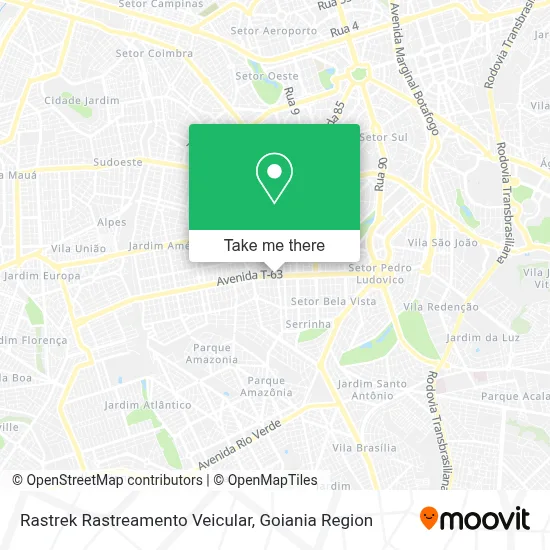 Rastrek Rastreamento Veicular map