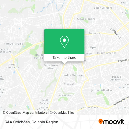 R&A Colchões map