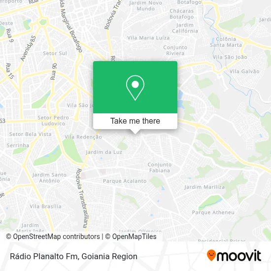 Rádio Planalto Fm map