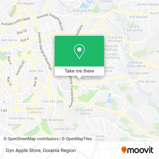 Gyn Apple Store map