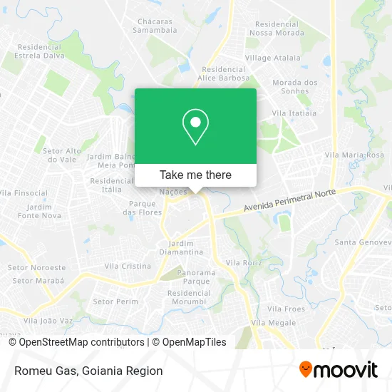 Romeu Gas map
