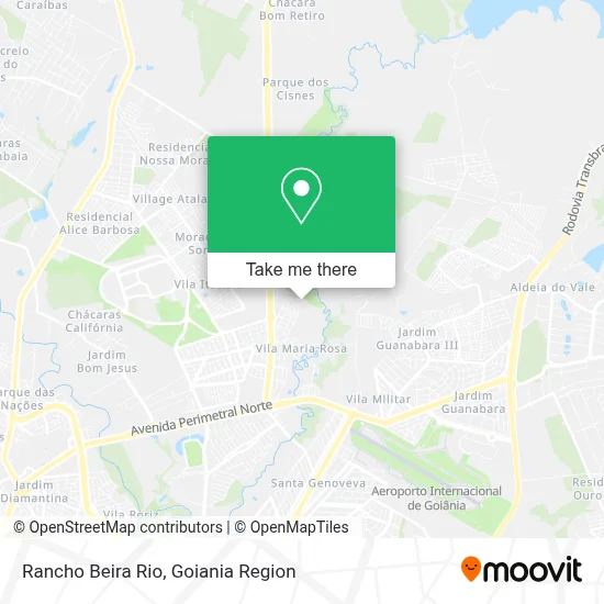 Rancho Beira Rio map