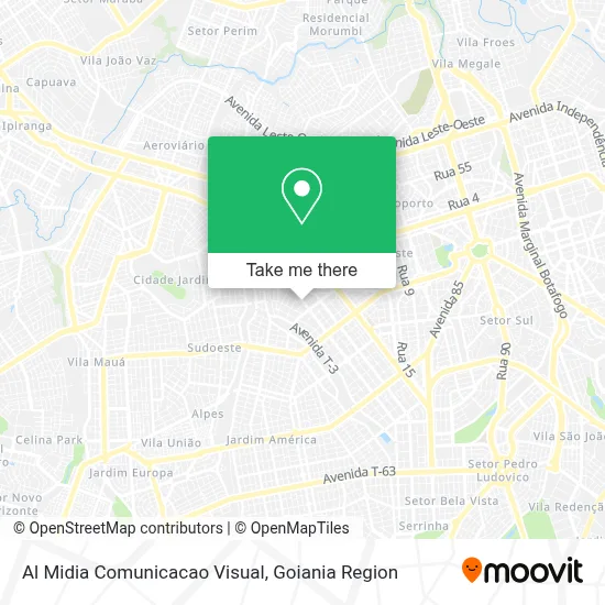 Al Midia Comunicacao Visual map
