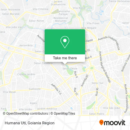 Humana Uti map