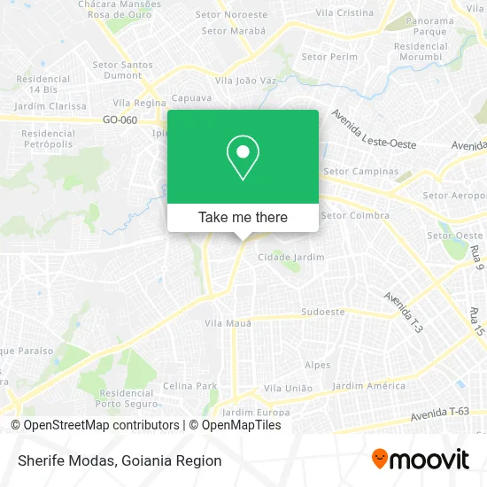 Sherife Modas map