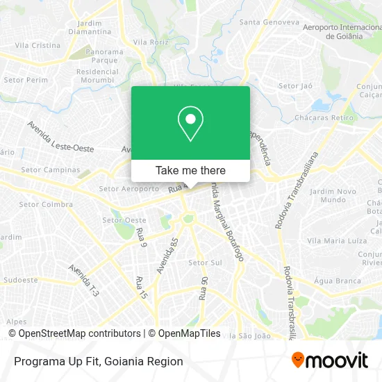 Programa Up Fit map