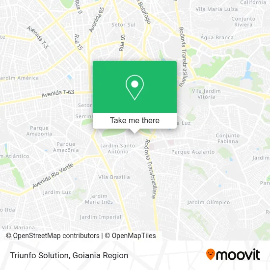 Triunfo Solution map