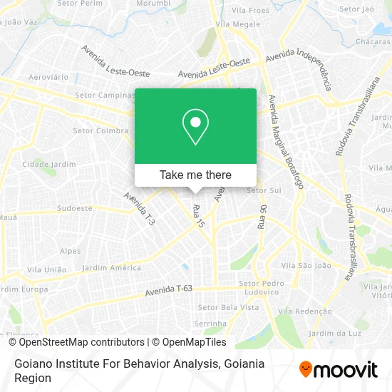 Goiano Institute For Behavior Analysis map