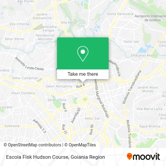 Escola Fisk Hudson Course map