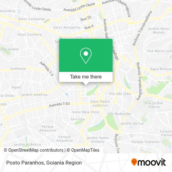 Posto Paranhos map