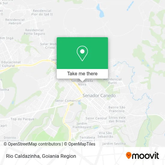 Rio Caldazinha map
