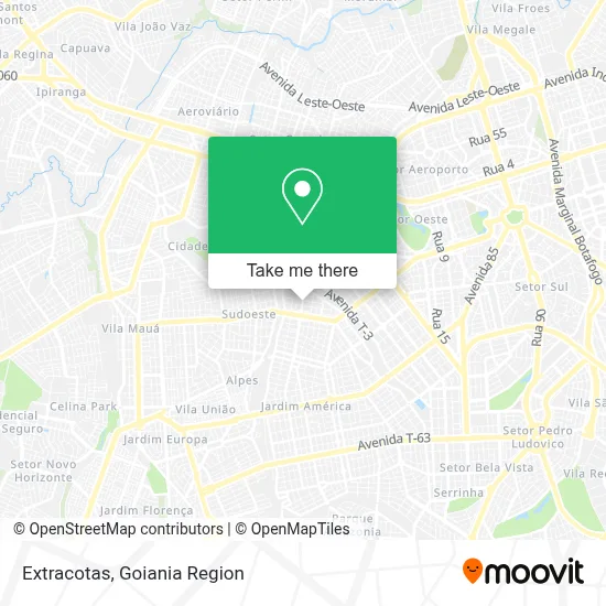 Extracotas map