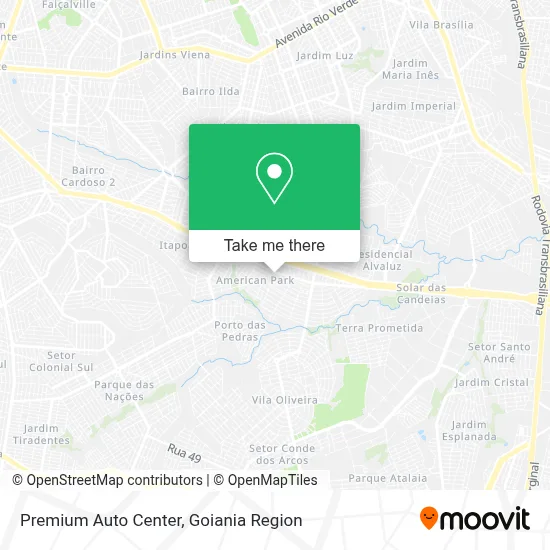 Premium Auto Center map