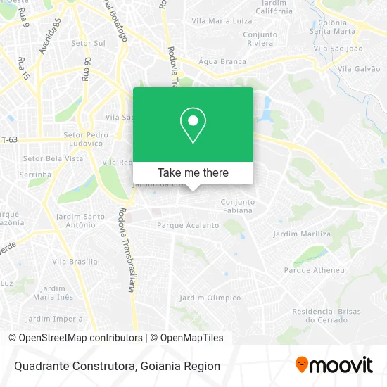 Quadrante Construtora map