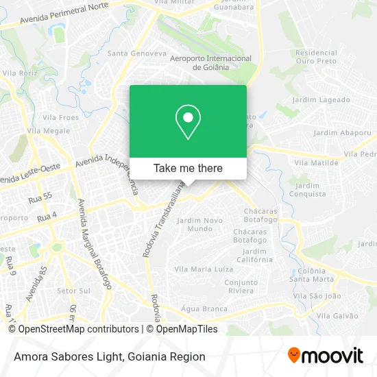 Amora Sabores Light map