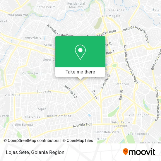Lojas Sete map