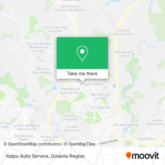 Itaipu Auto Service map