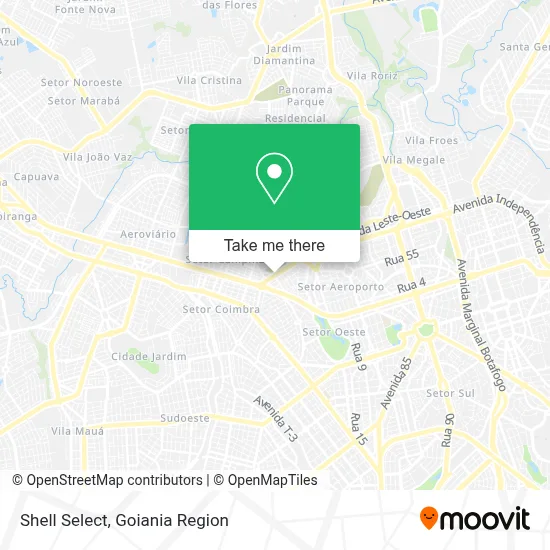 Shell Select map