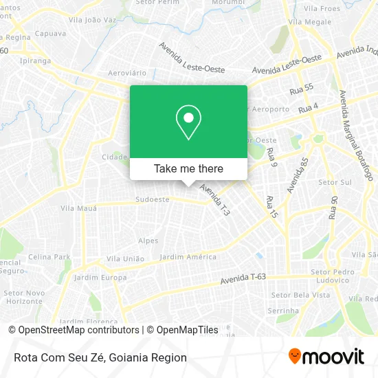 Rota Com Seu Zé map