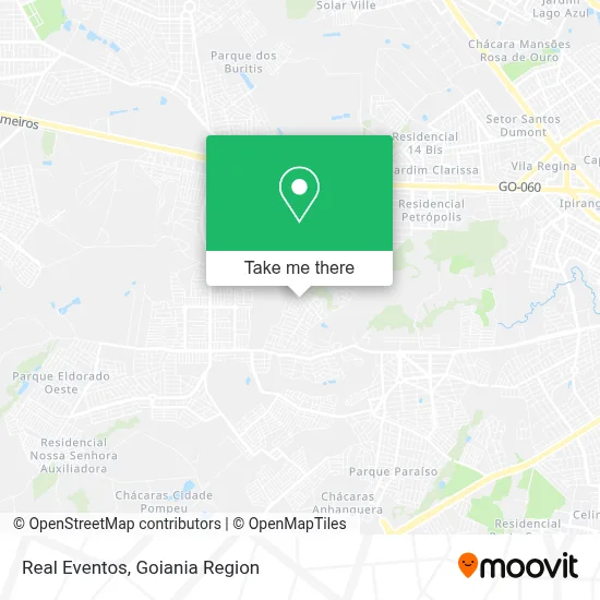 Real Eventos map