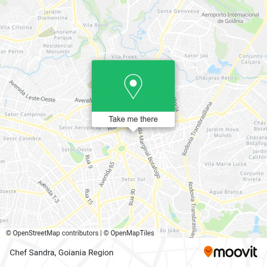 Chef Sandra map