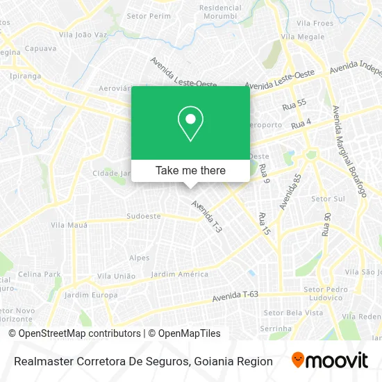 Realmaster Corretora De Seguros map