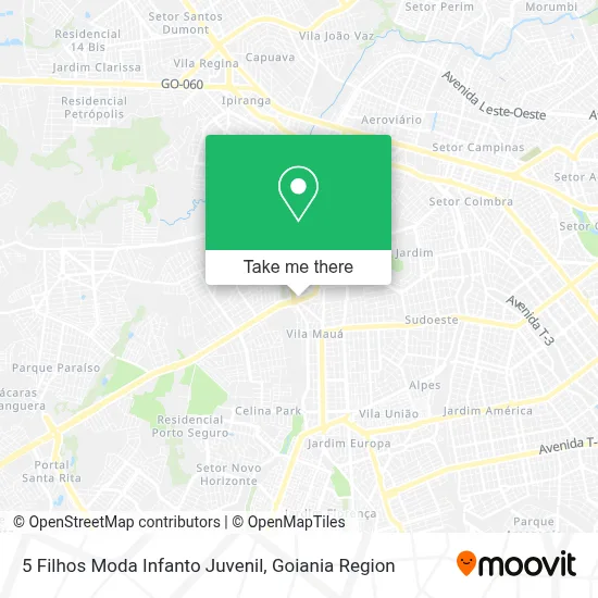 5 Filhos Moda Infanto Juvenil map