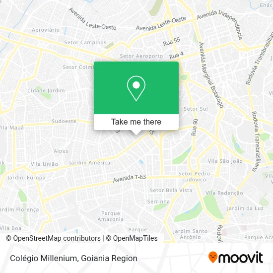 Colégio Millenium map