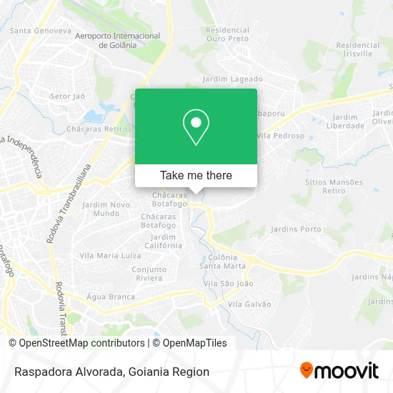 Raspadora Alvorada map