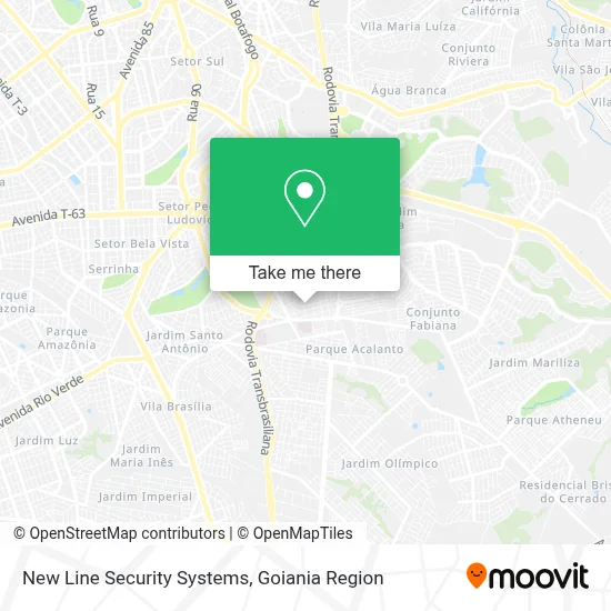 New Line Security Systems map