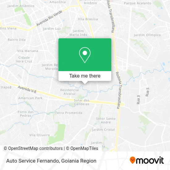 Auto Service Fernando map