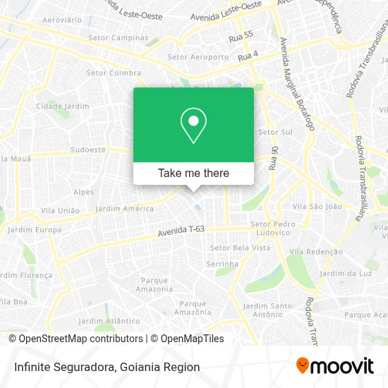 Infinite Seguradora map