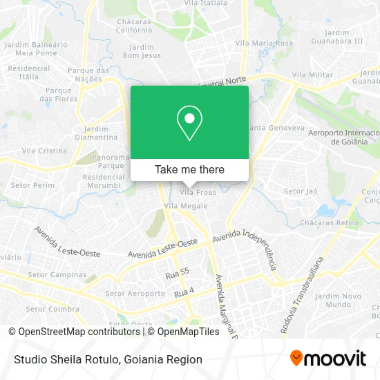 Studio Sheila Rotulo map