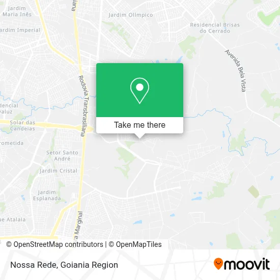 Nossa Rede map