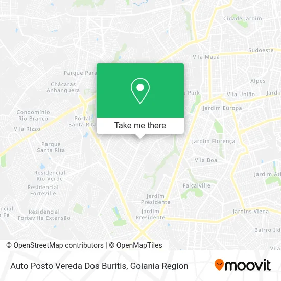 Auto Posto Vereda Dos Buritis map