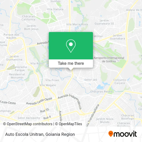 Auto Escola Unitran map