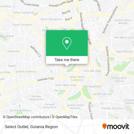 Select Outlet map