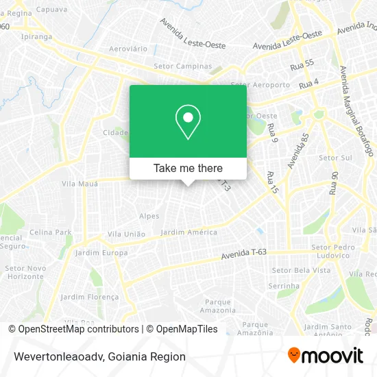 Wevertonleaoadv map