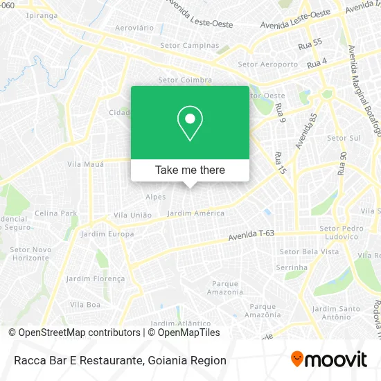 Racca Bar E Restaurante map