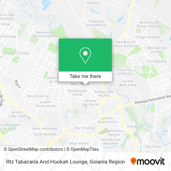 Rtz Tabacaria And Hookah Lounge map
