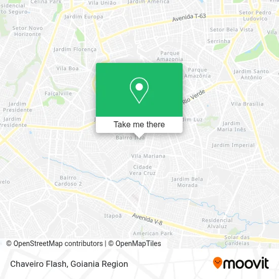 Chaveiro Flash map