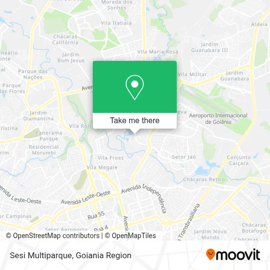 Sesi Multiparque map