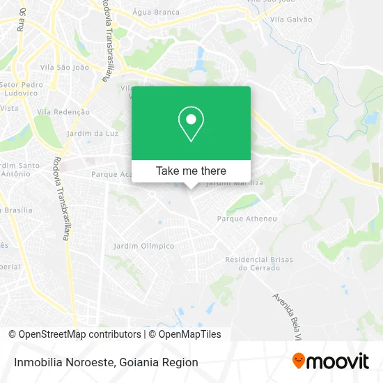 Inmobilia Noroeste map