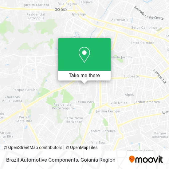 Brazil Automotive Components map