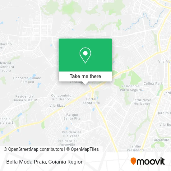 Bella Moda Praia map