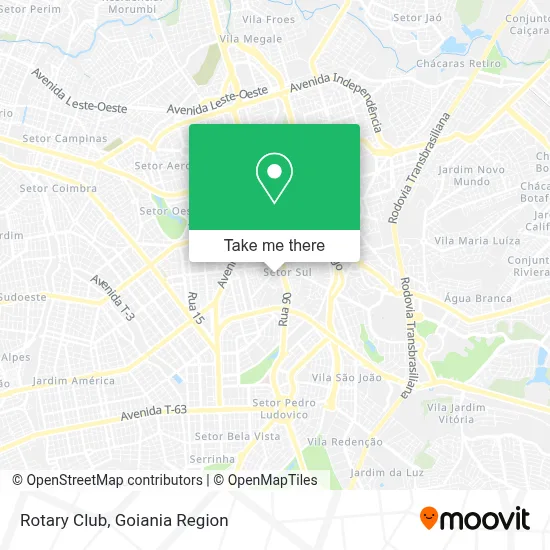 Rotary Club map