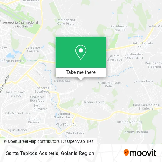Santa Tapioca Acaiteria map